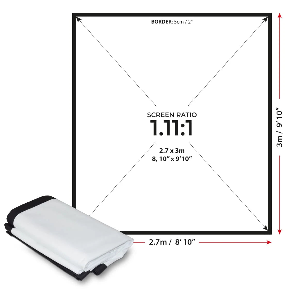 SimSpace Double Sided Impact Screen