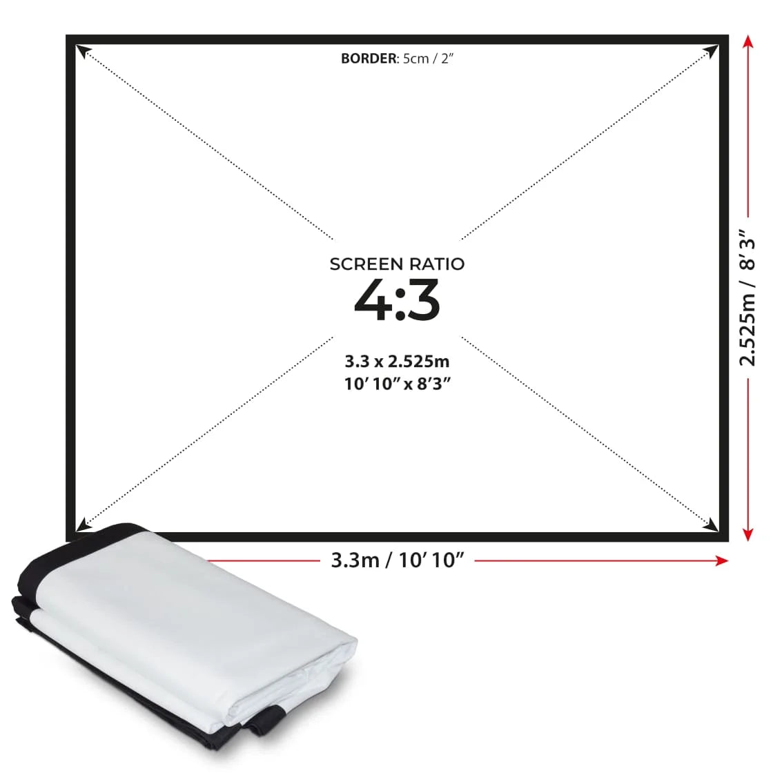 SimSpace Double Sided Impact Screen