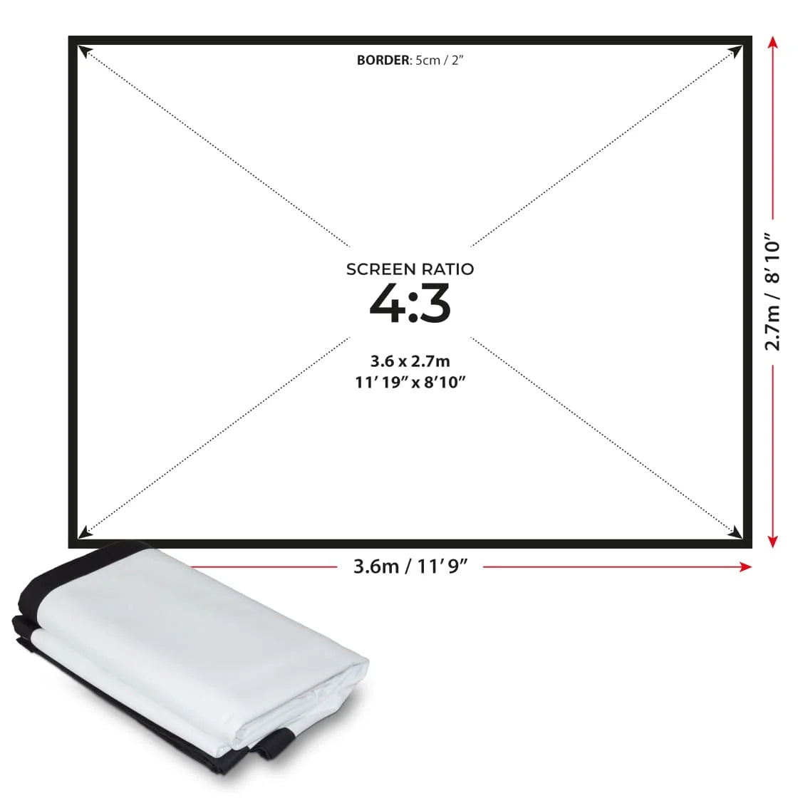 SimSpace Double Sided Impact Screen