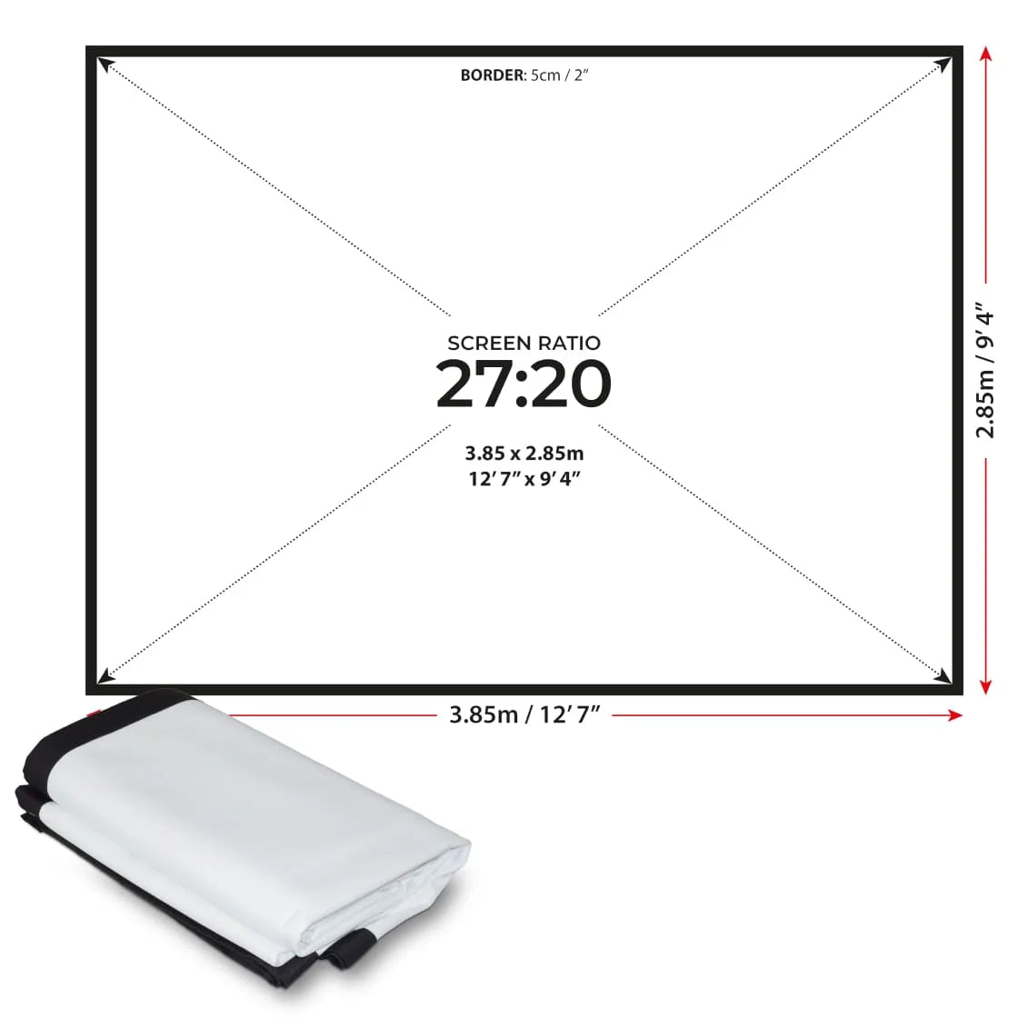 SimSpace Double Sided Impact Screen