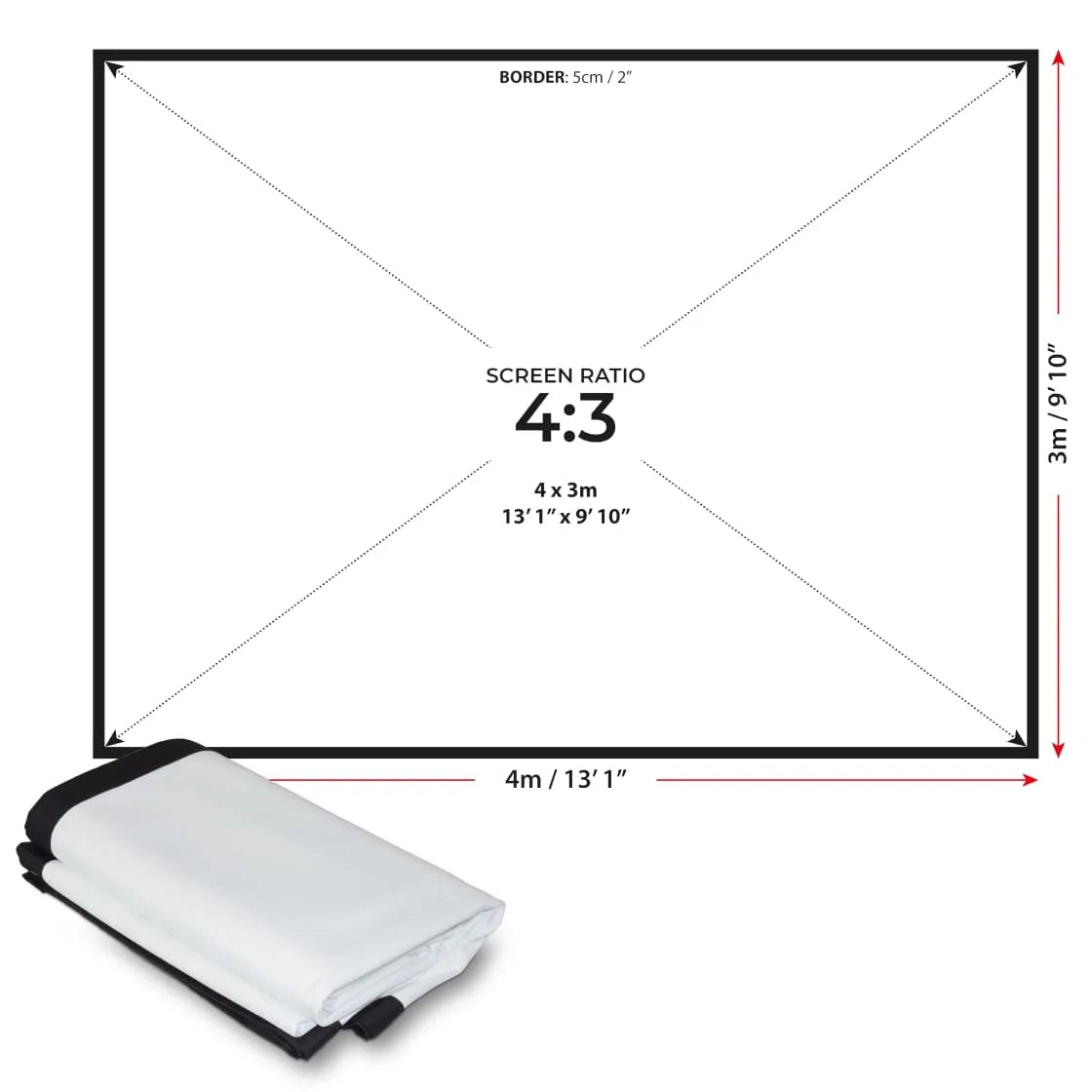 SimSpace Double Sided Impact Screen