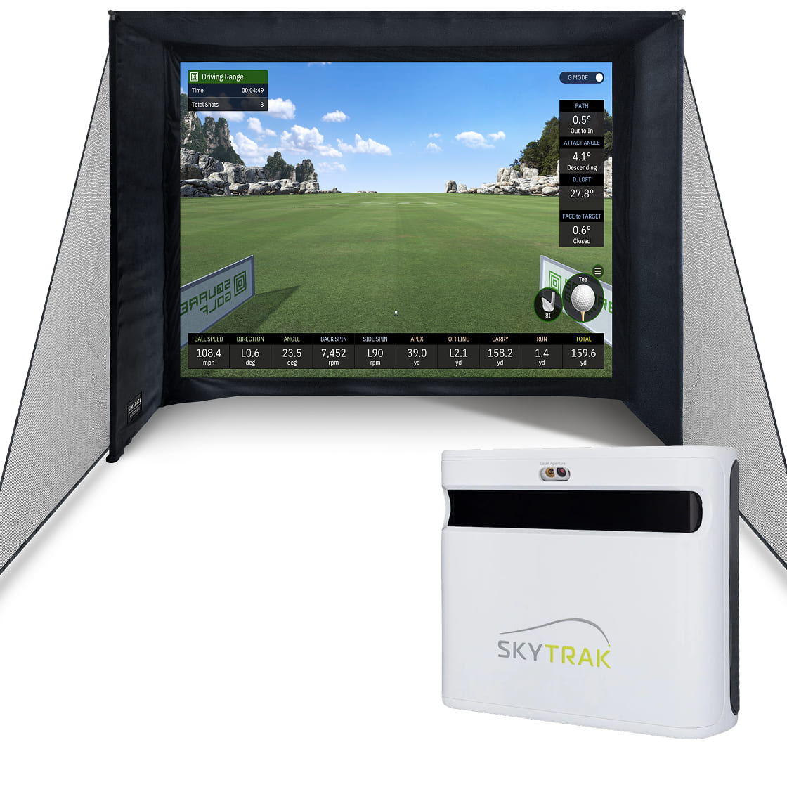 SKYTRAK+ Heimsimulator-Paket