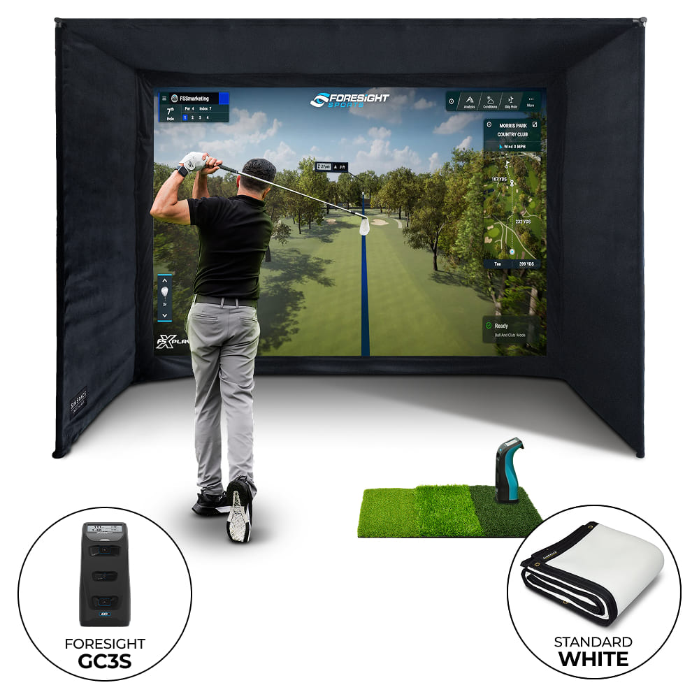 Foresight GC3S Golf Enclosure Bundle – SimSpace Golf