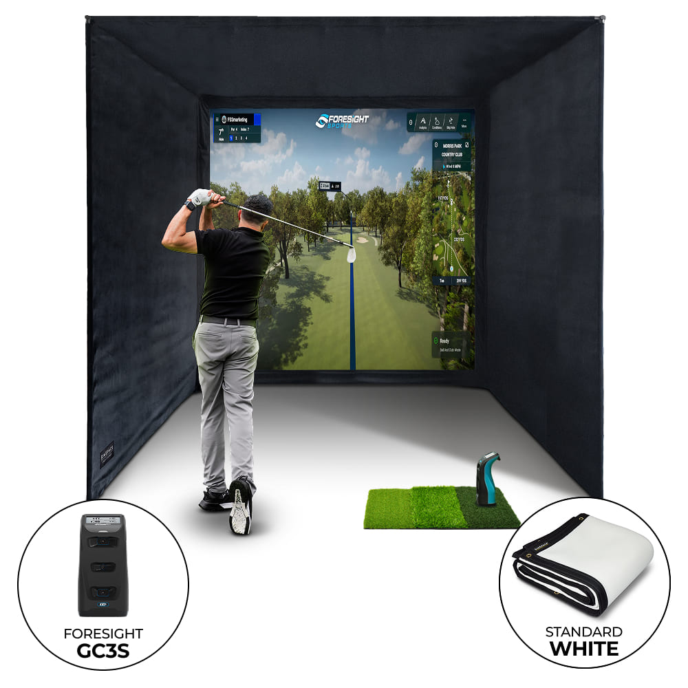Foresight GC3S MAX Golf Enclosure Bundle