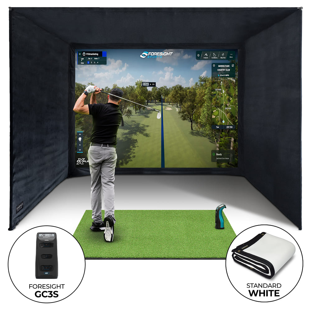Foresight GC3S MAX Golf Enclosure Bundle