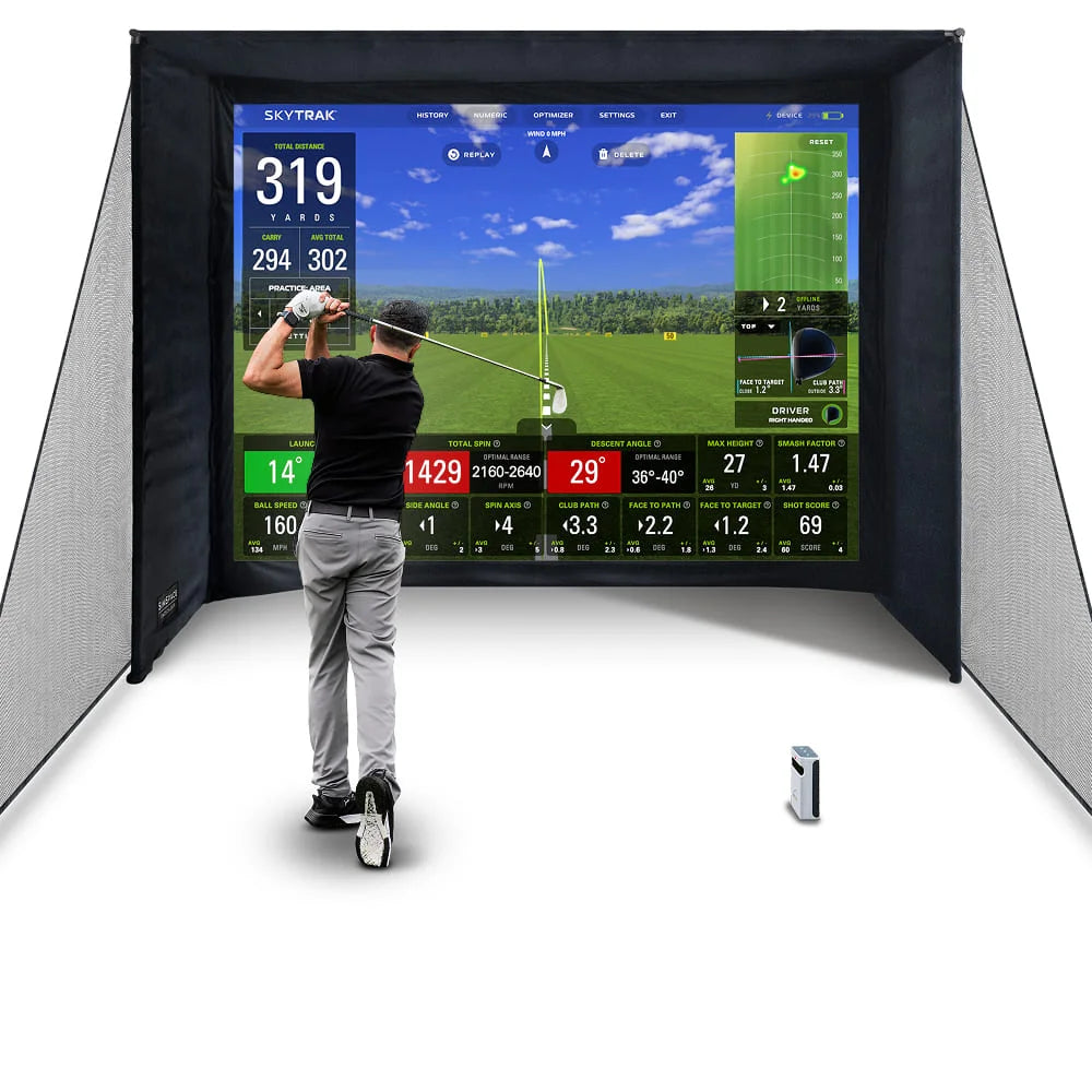 SKYTRAK ゴルフシミュレーター 本体とスタンドセット SKYTRAK+ Home Simulator Bundle - SimSpace Golf