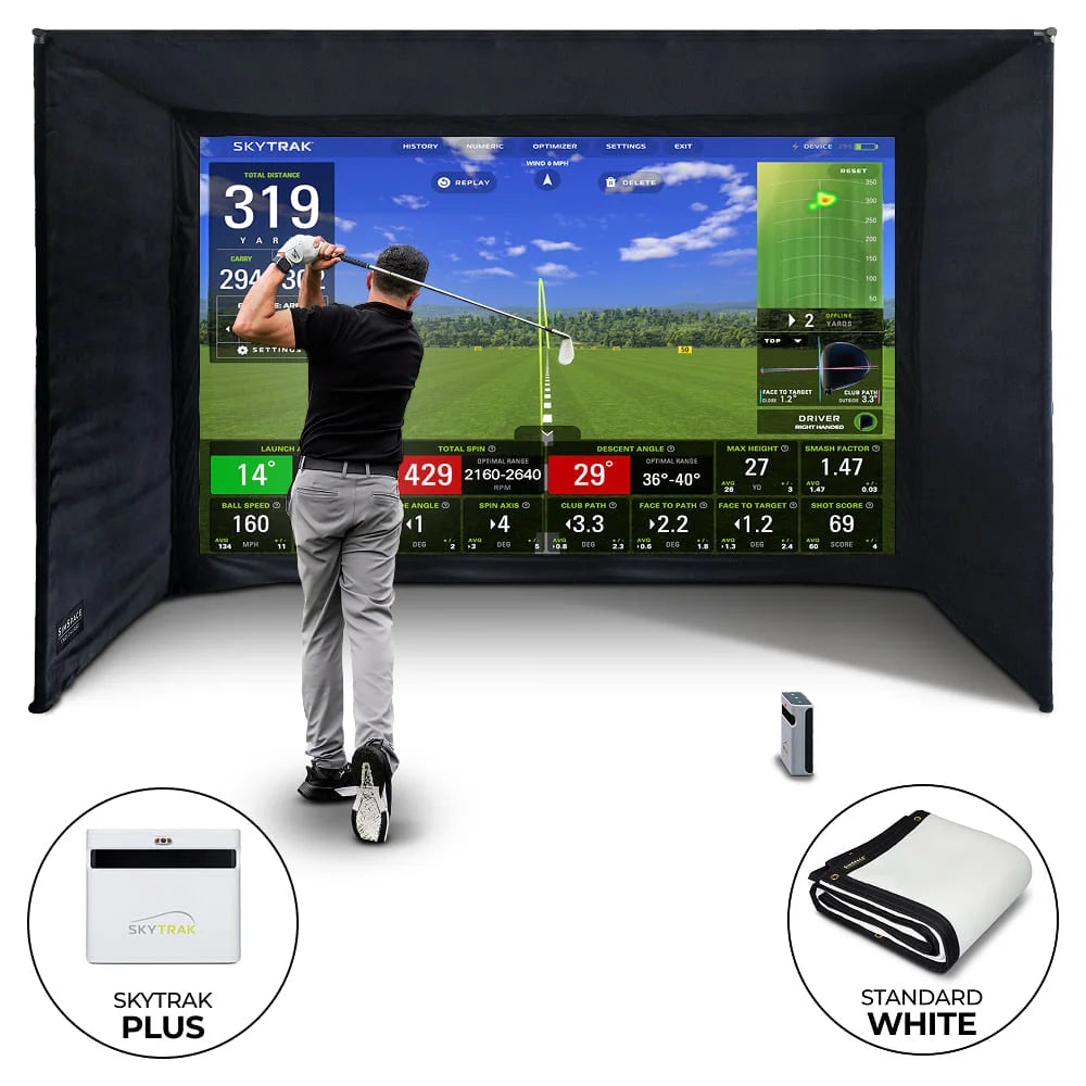 SKYTRAK+ Heimsimulator-Paket