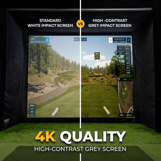 SimSpace Golf Enclosure - UltraMAX Grey Screen