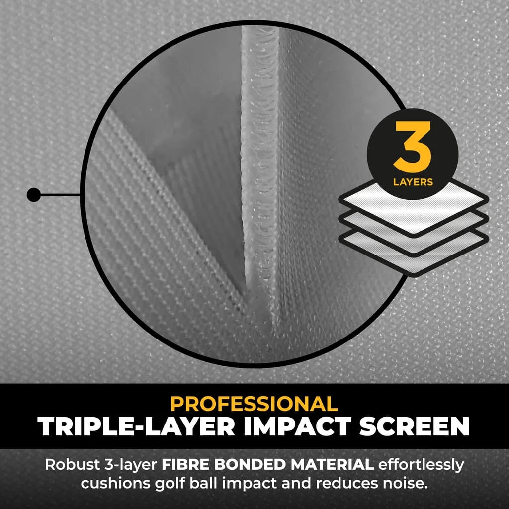 SimSpace Golf Enclosure - UltraMAX Grey Screen