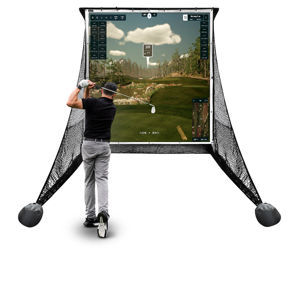 ELECTRIC GOLF STRETCH MOCK SET UP XLサイズ SimSpace Golf - Deluxe Golf Practice Net & Impact Screen