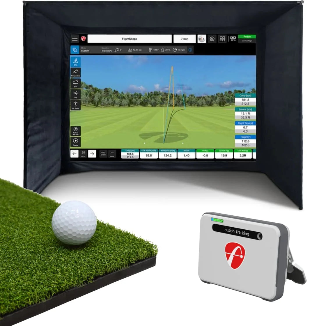 FlightScope Mevo+ Home Simulator Bundle