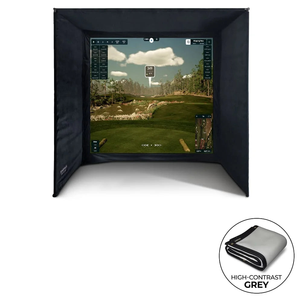 SimSpace Golf Enclosure - UltraMAX Grey Screen