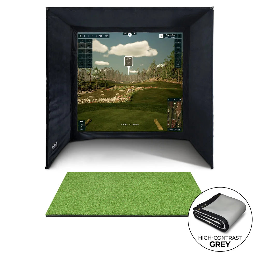 SimSpace Golf Enclosure - UltraMAX Grey Screen