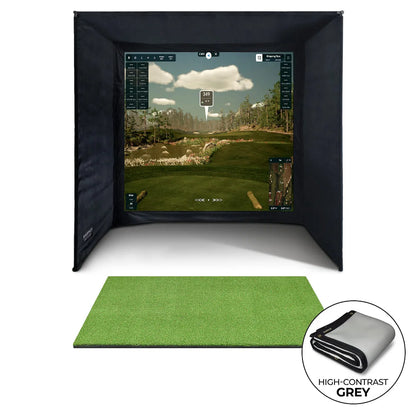 SimSpace Golf Enclosure - UltraMAX Grey Screen