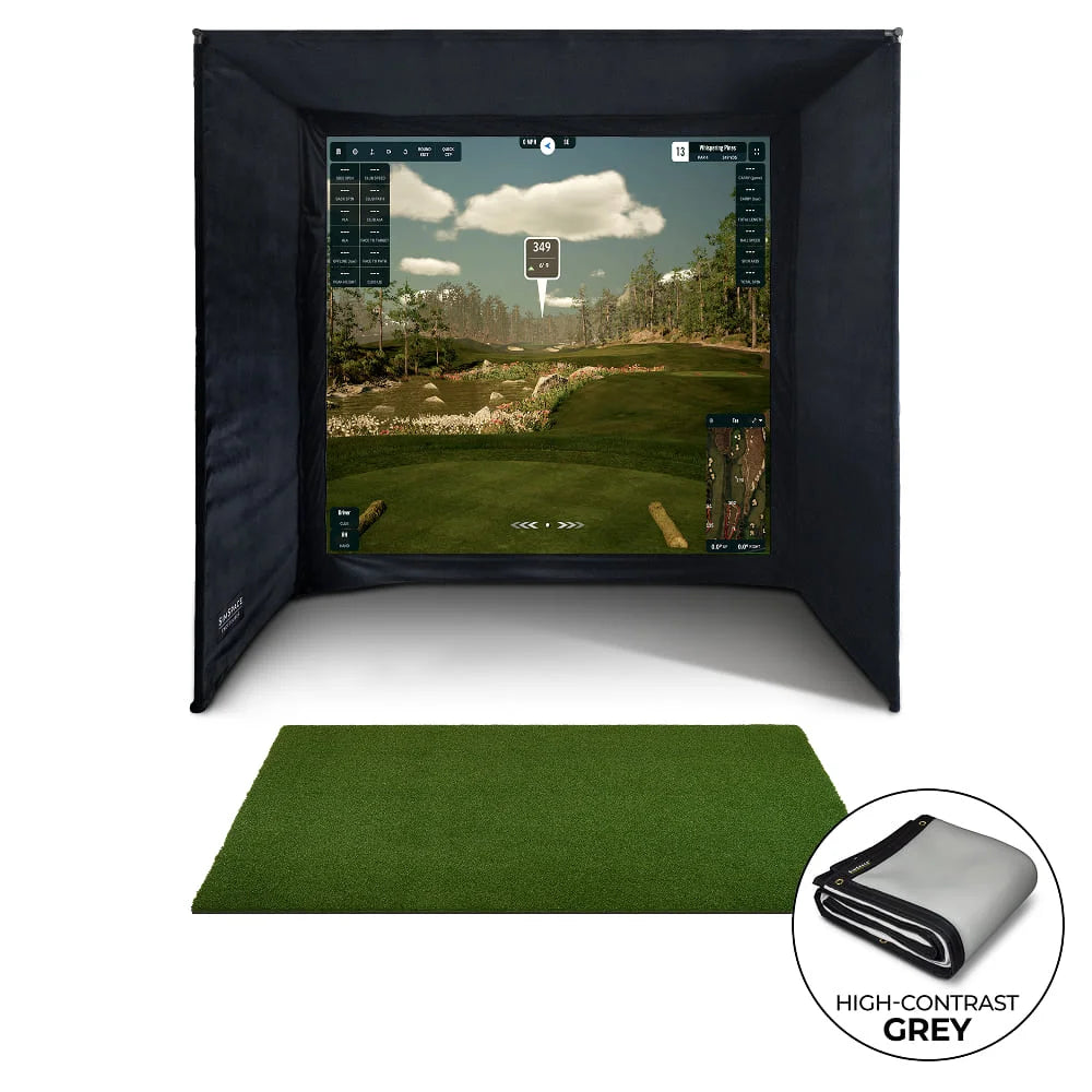 SimSpace Golf Enclosure - UltraMAX Grey Screen