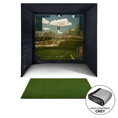 SimSpace Golf Enclosure - UltraMAX Grey Screen