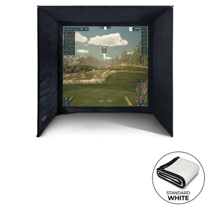SimSpace Golf Enclosure - White Screen
