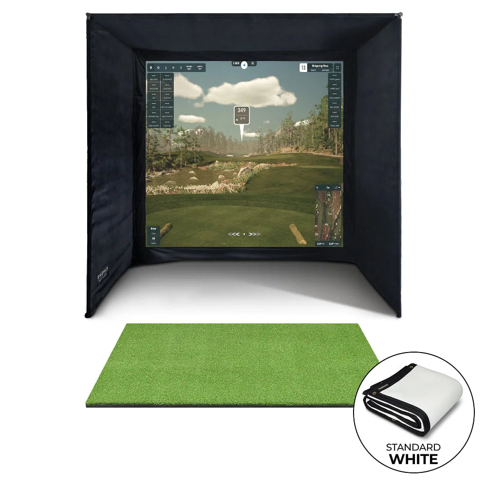 SimSpace Golf Enclosure - White Screen