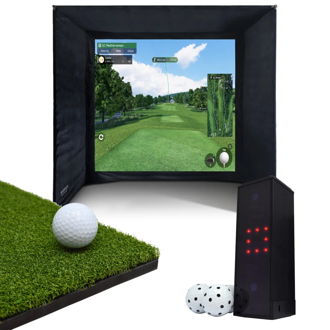 Square Golf Home Simulator-Paket