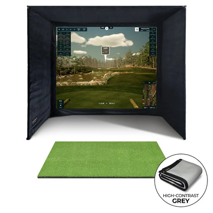 SimSpace Golf Enclosure - UltraMAX Grey Screen