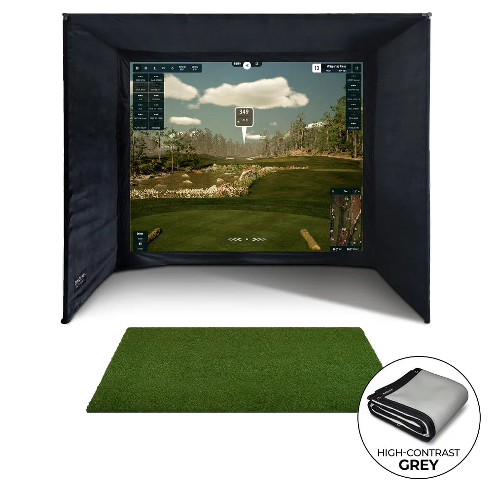 SimSpace Golf Enclosure - UltraMAX Grey Screen