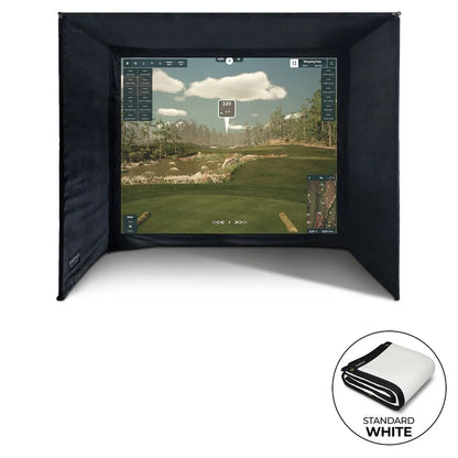 SimSpace Golf Enclosure - White Screen