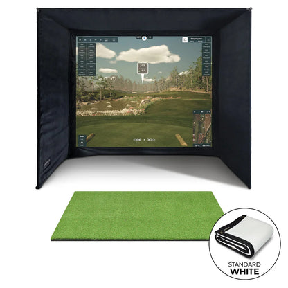 SimSpace Golf Enclosure - White Screen