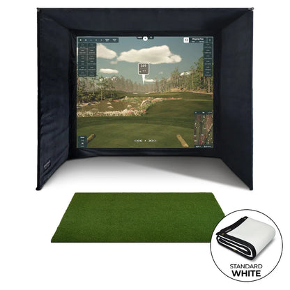 SimSpace Golf Enclosure - White Screen