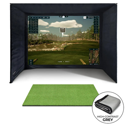 SimSpace Golf Enclosure - UltraMAX Grey Screen