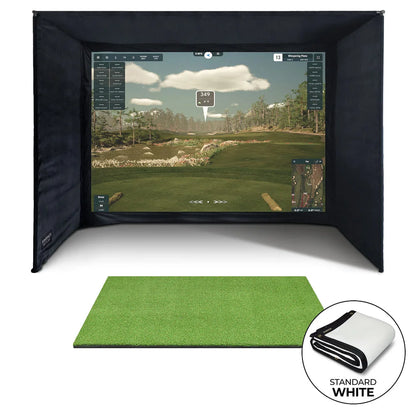 SimSpace Golf Enclosure - White Screen