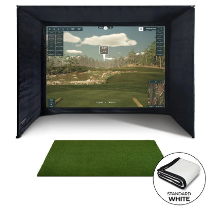 SimSpace Golf Enclosure - White Screen