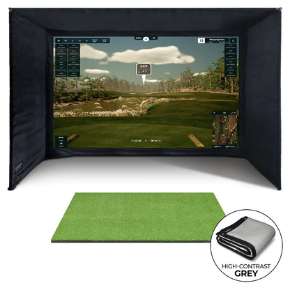 SimSpace Golf Enclosure - UltraMAX Grey Screen