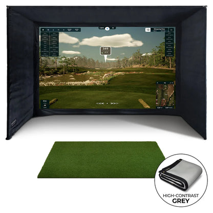 SimSpace Golf Enclosure - UltraMAX Grey Screen