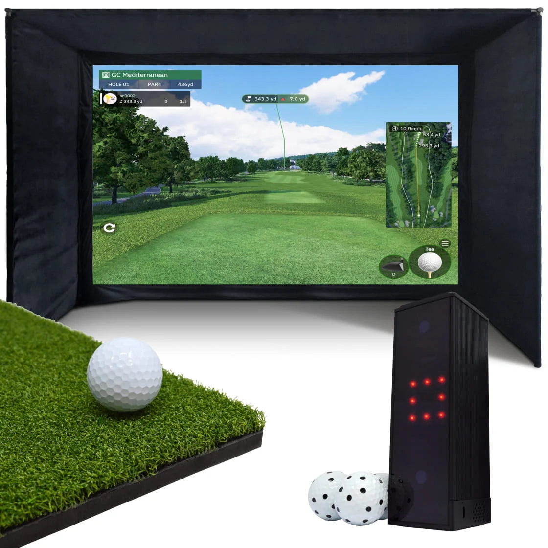 Square Golf Home Simulator-Paket