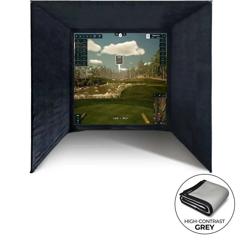 SimSpace Golf Enclosure - UltraMAX Grey Screen