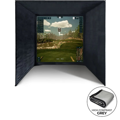 SimSpace Golf Enclosure - UltraMAX Grey Screen