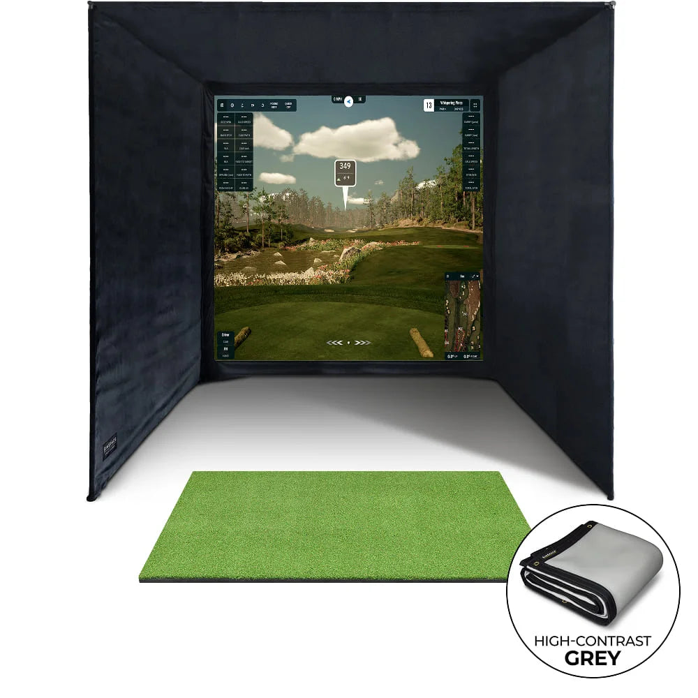 SimSpace Golf Enclosure - UltraMAX Grey Screen