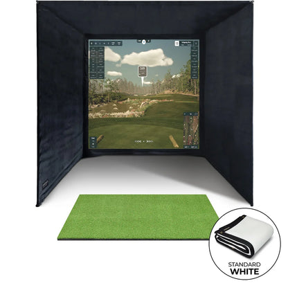 SimSpace Golf Enclosure - White Screen
