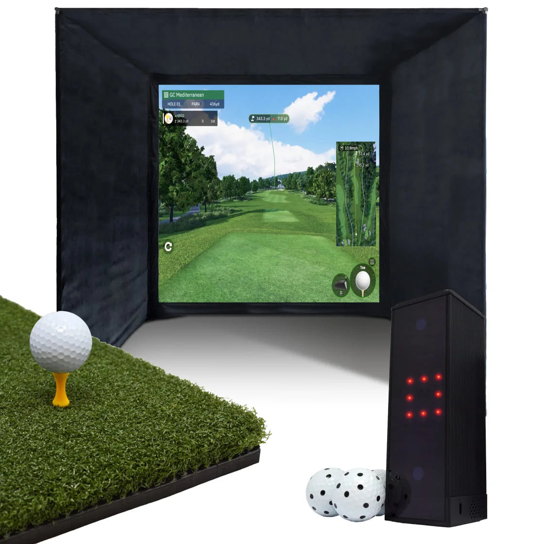 Square Golf Home Simulator-Paket