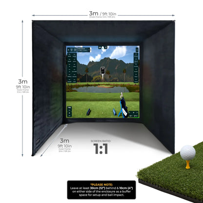 SimSpace Golf Enclosure (6 Sizes)