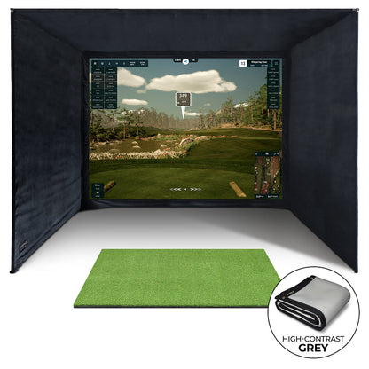 SimSpace Golf Enclosure - UltraMAX Grey Screen