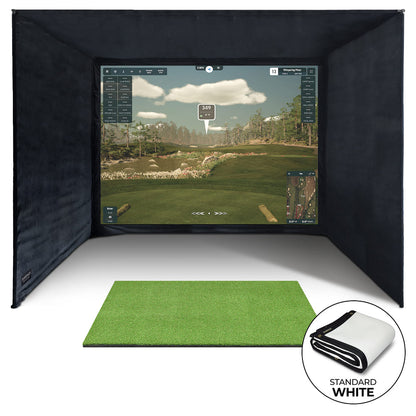 SimSpace Golf Enclosure - White Screen
