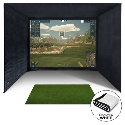 SimSpace Golf Enclosure - White Screen