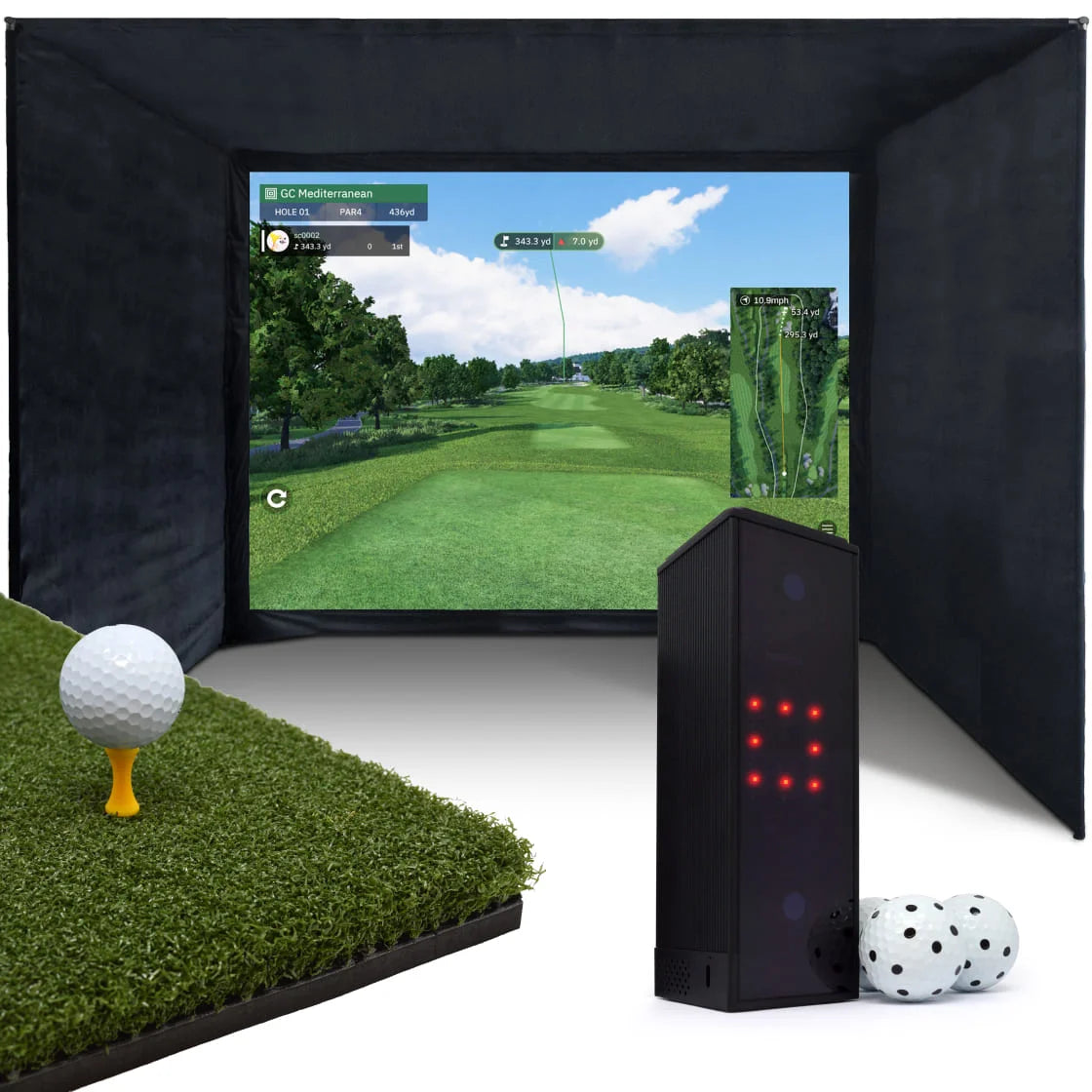 Square Golf Launch Monitor - SimSpace Golf