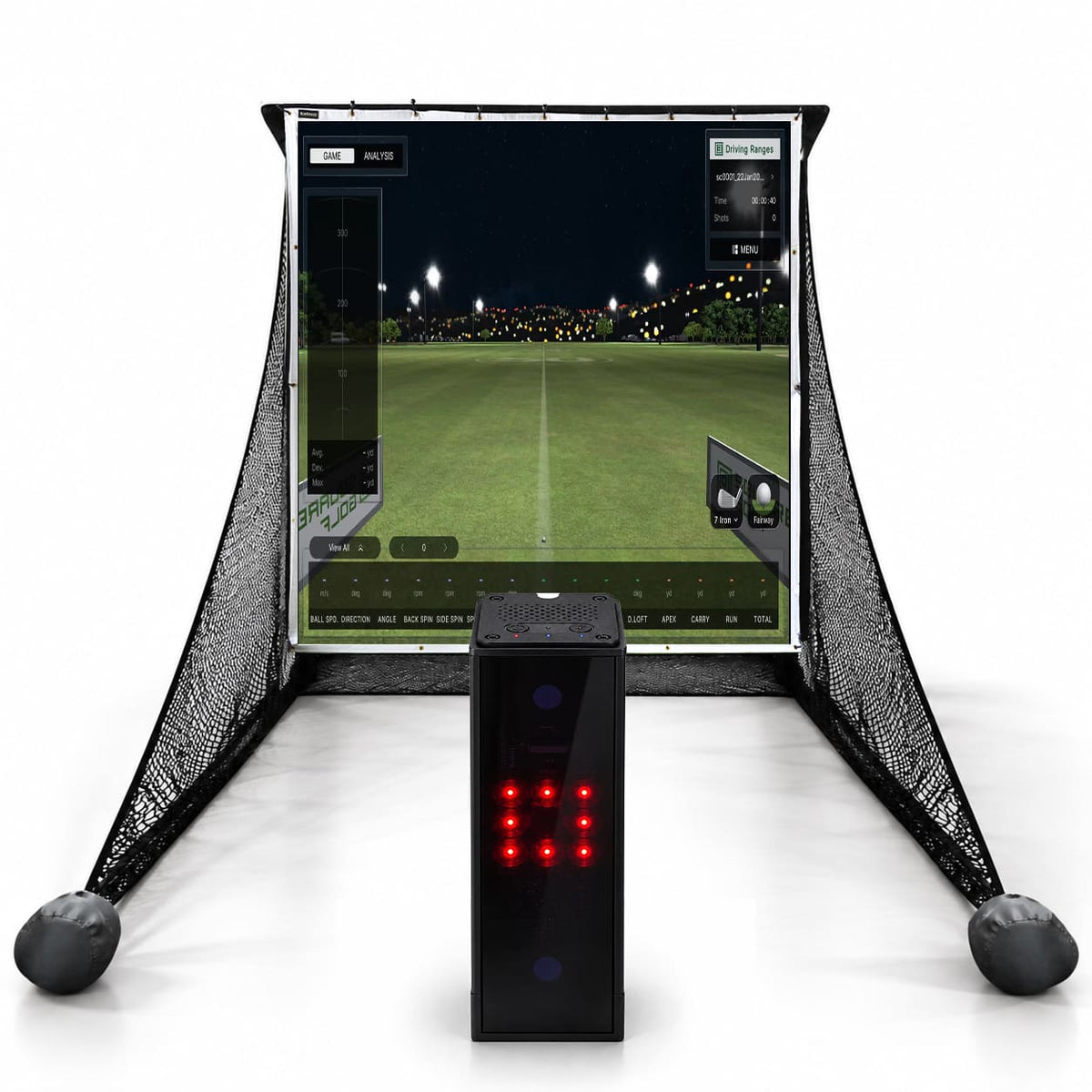 Square Golf Home Practice Net Bundle