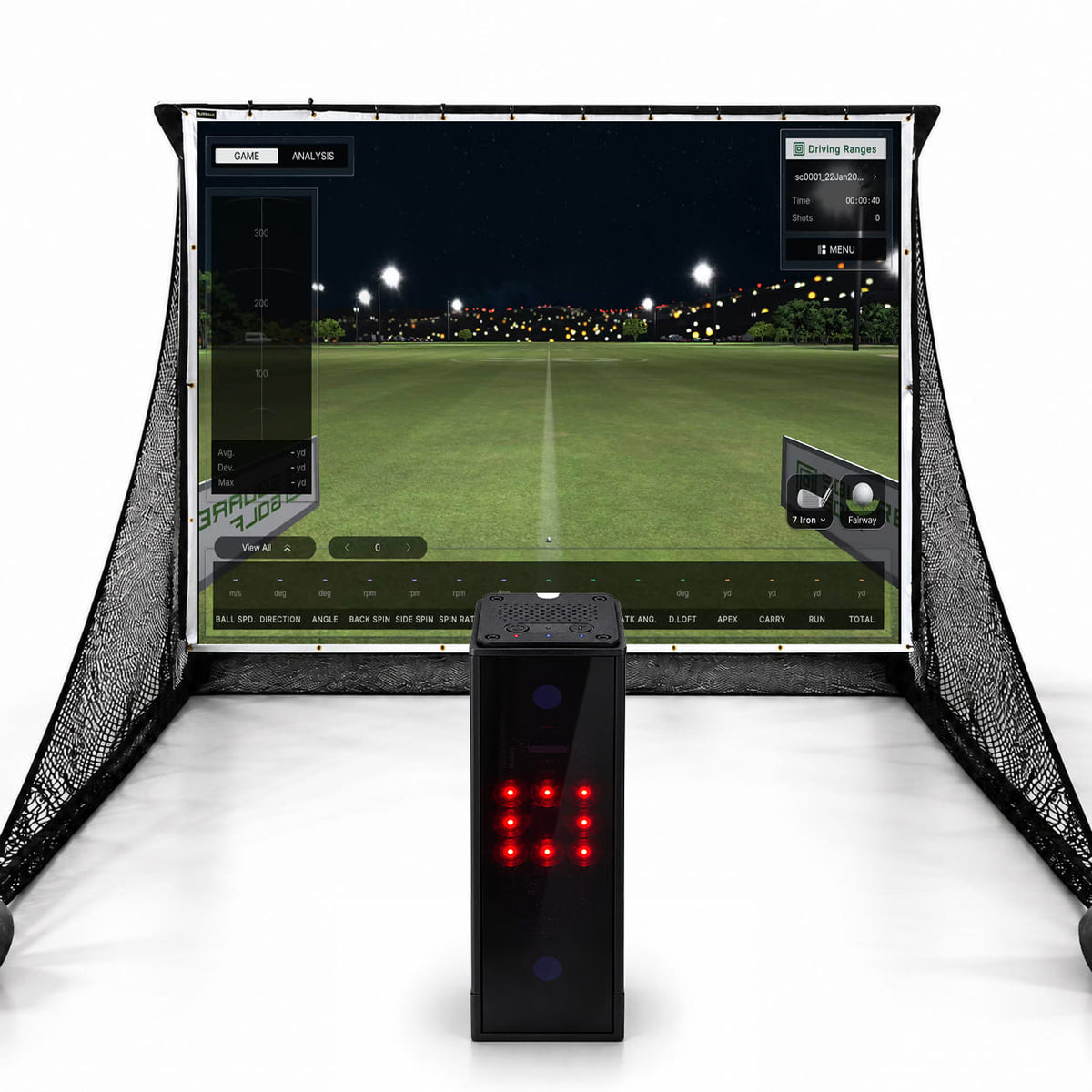 Square Golf Home Practice Net Bundle