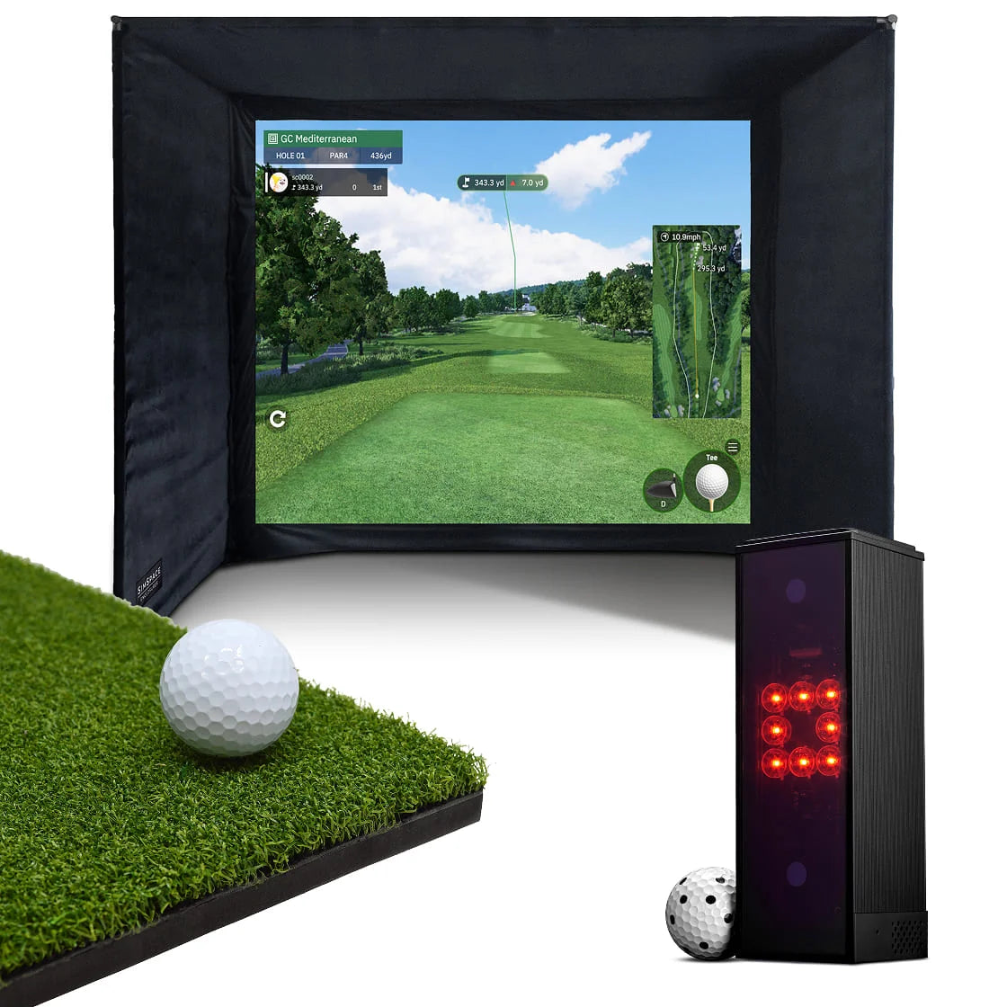 Square Golf Home Simulator Bundle