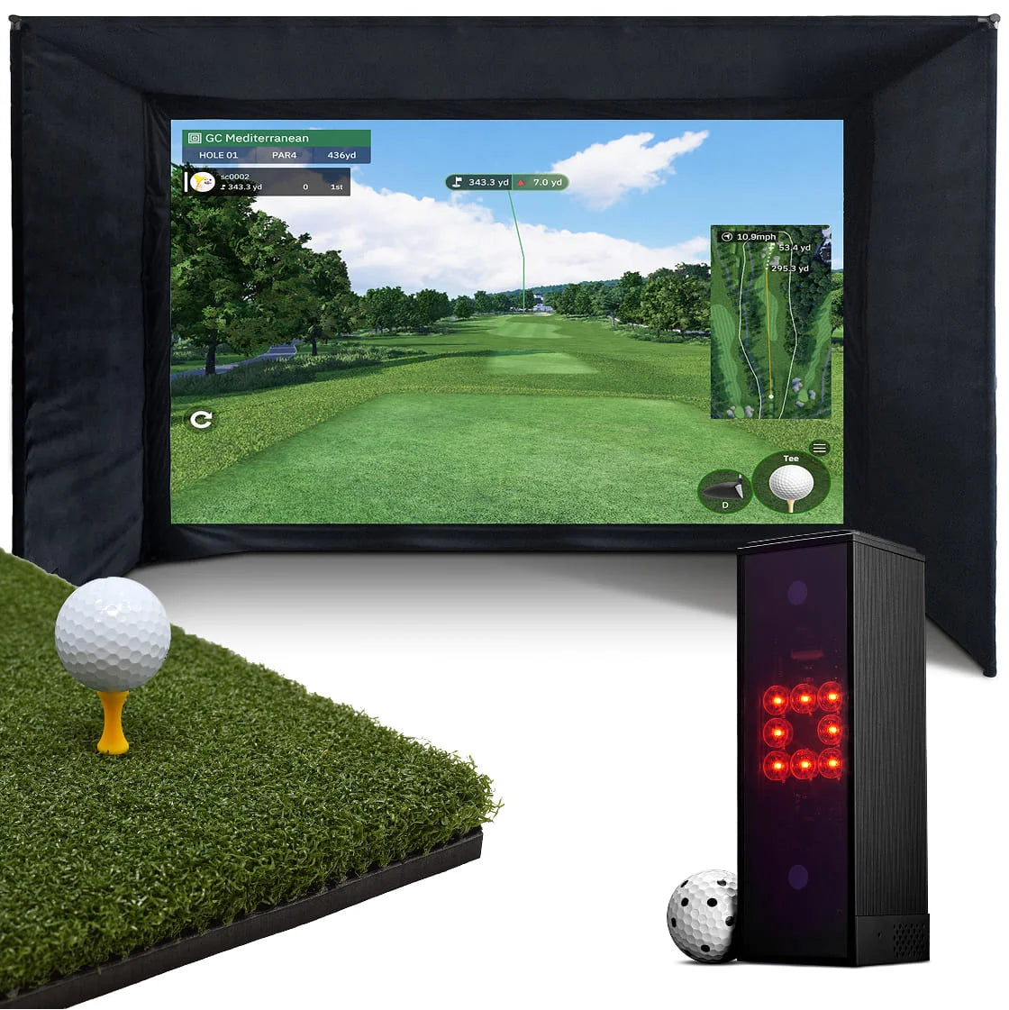 Square Golf Home Simulator Bundle