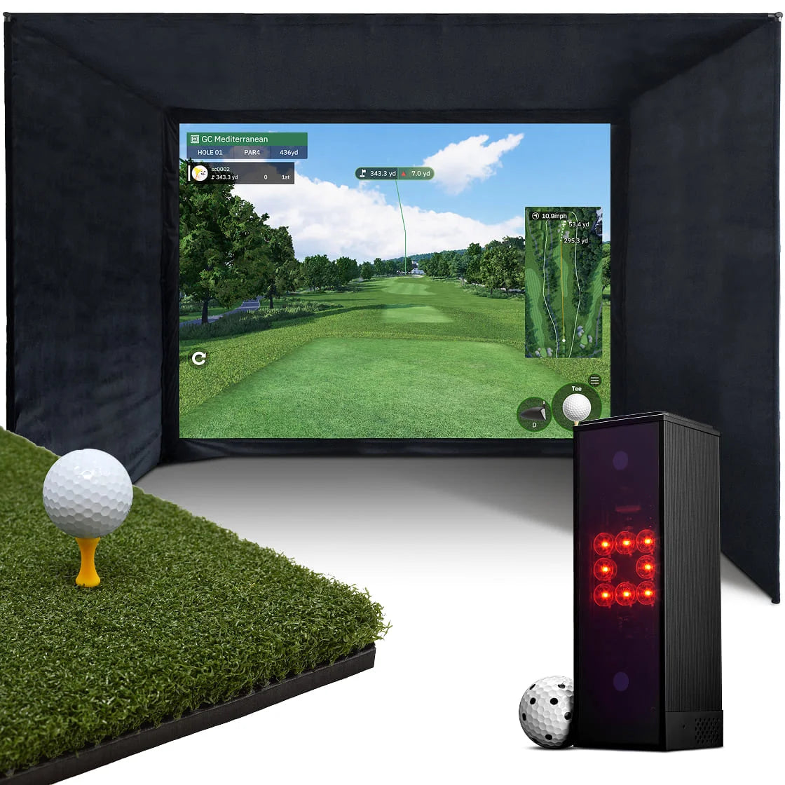 Square Golf Home Simulator Bundle