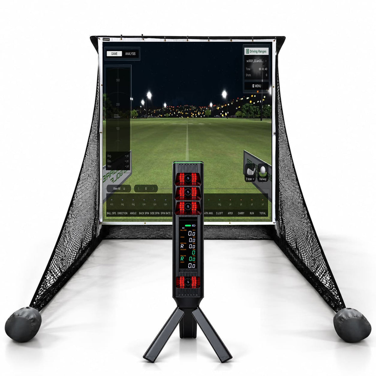Square Golf Omni Practice Net Bundle